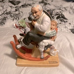 Norman Rockwell Gramps at the Reins